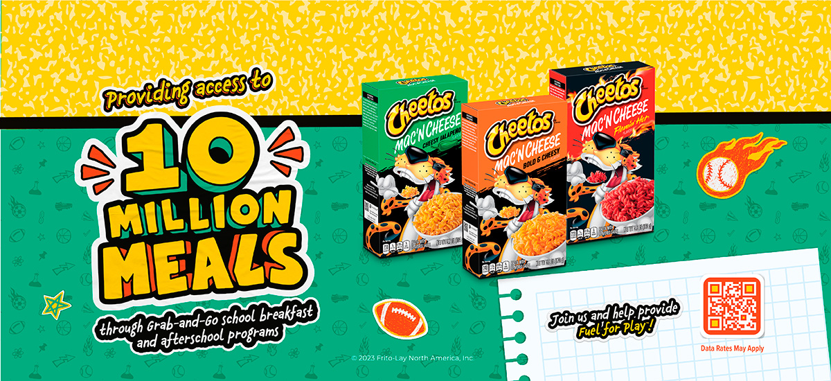 Back to School is upon us, and this year Cheetos partnered with GENYOUth to provide access to 10 Million Meals through grab-and-go school breakfast and after school programs. ✏️ 🚌 👏🏼 Support their mission with every variety pack you purchase!